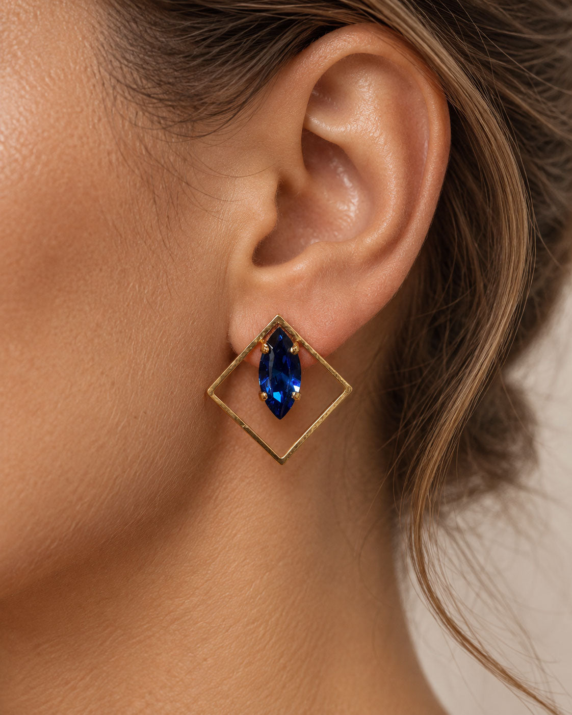 BOUCLES D'OREILLES AZUR