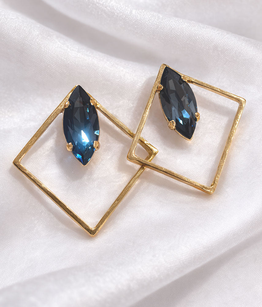 BOUCLES D'OREILLES AZUR